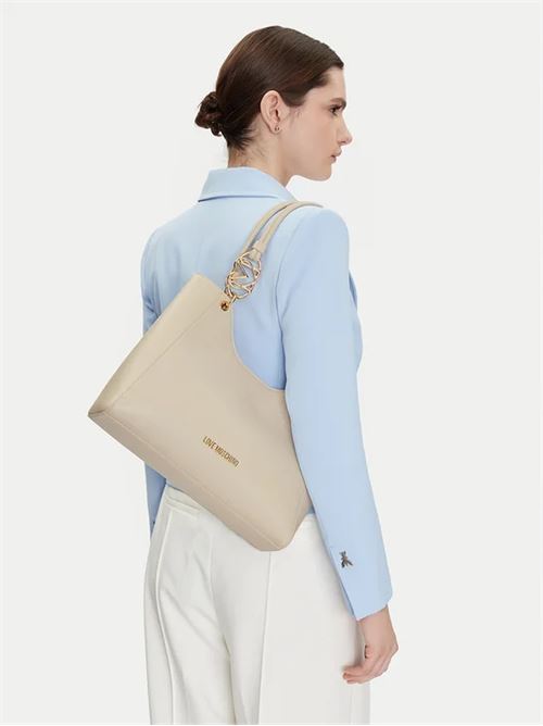 BORSA PU AVORIO LOVE MOSCHINO | JC4050PP1MLF0/110